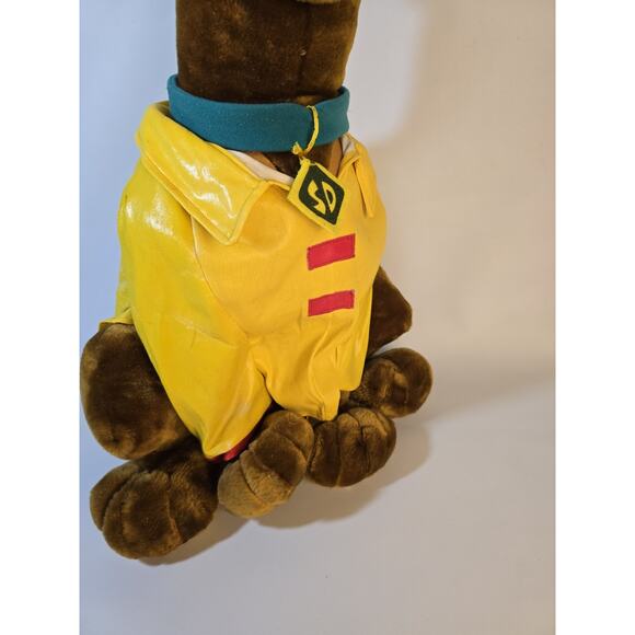 24" Scooby Doo Plush Rain Jacket Coat Rare 2001 Stuffed Animal Cartoon Network - Picture 4 of 9